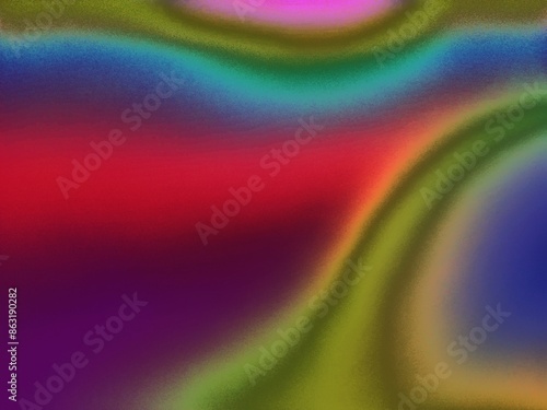 Abstract blurred background texture with purple,blue ,red and orange colors.illustration liquid waves texture  photo