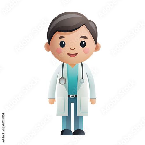 Specialist Doctor 2D Artwork.