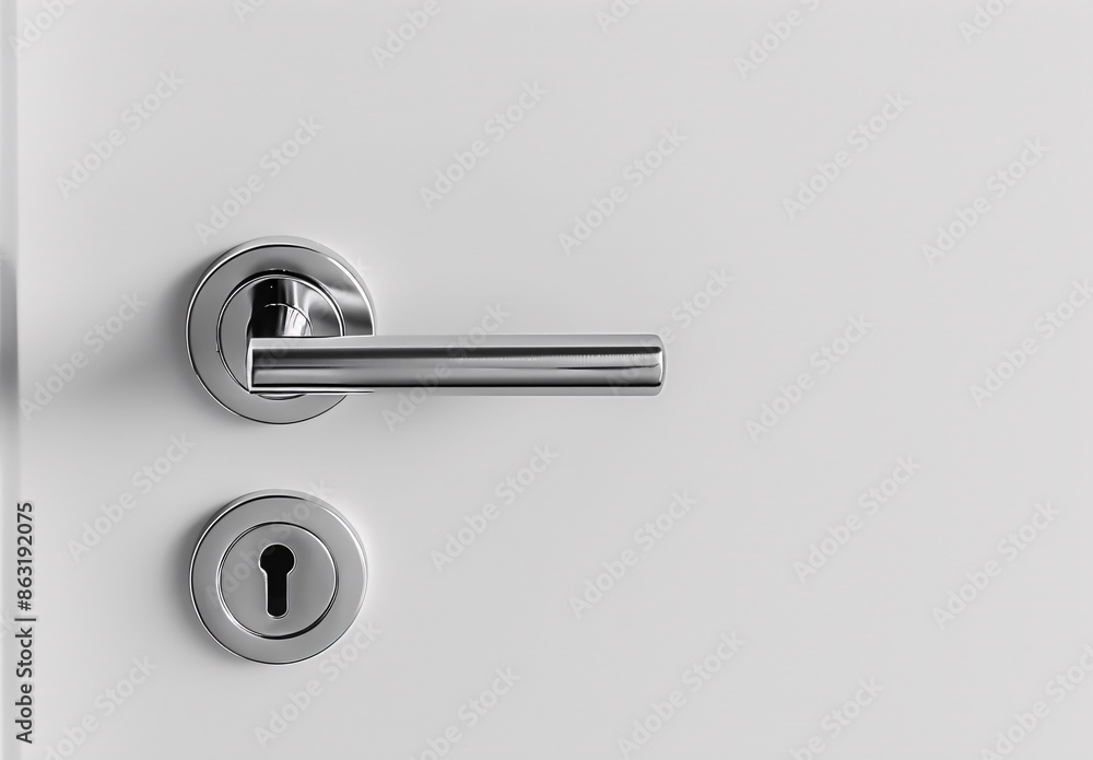 Modern stylish door handle background. Modern stylish door handle background.