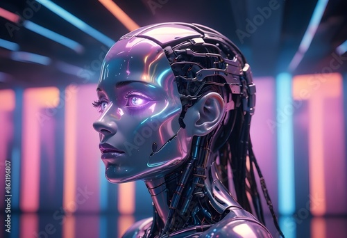 Artificial intelligence woman 