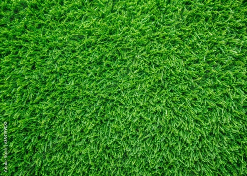 Wallpaper Mural Vibrant green artificial grass field background texture, shot from directly above, provides a uniform and abstract setting for various design applications. Torontodigital.ca