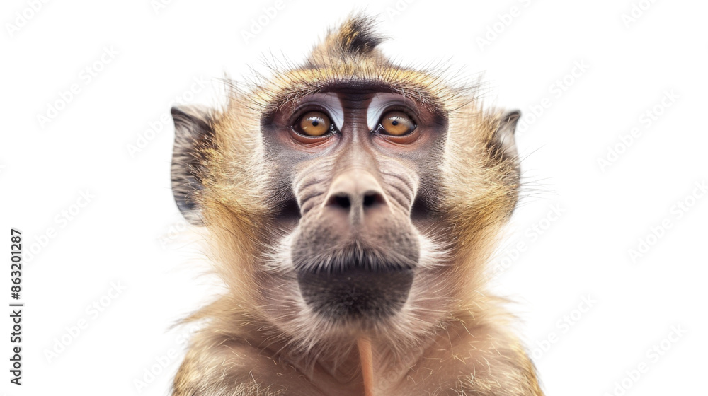 Obraz premium Monkey on transparent background