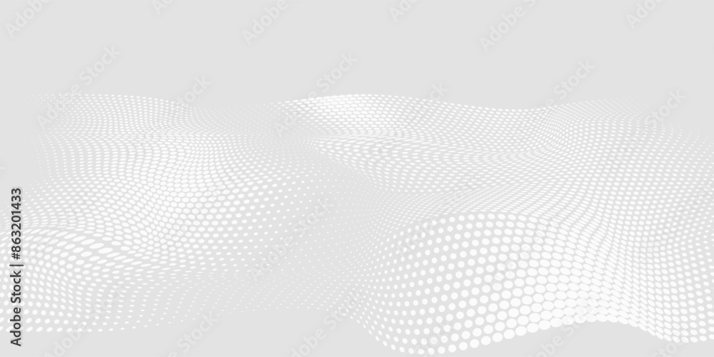 Dot white gray wave light technology texture background. Abstract big data digital concept. 3d rendering. Dot white gray wave light technology texture background. Abstract big data digital concept. 3d rendering.