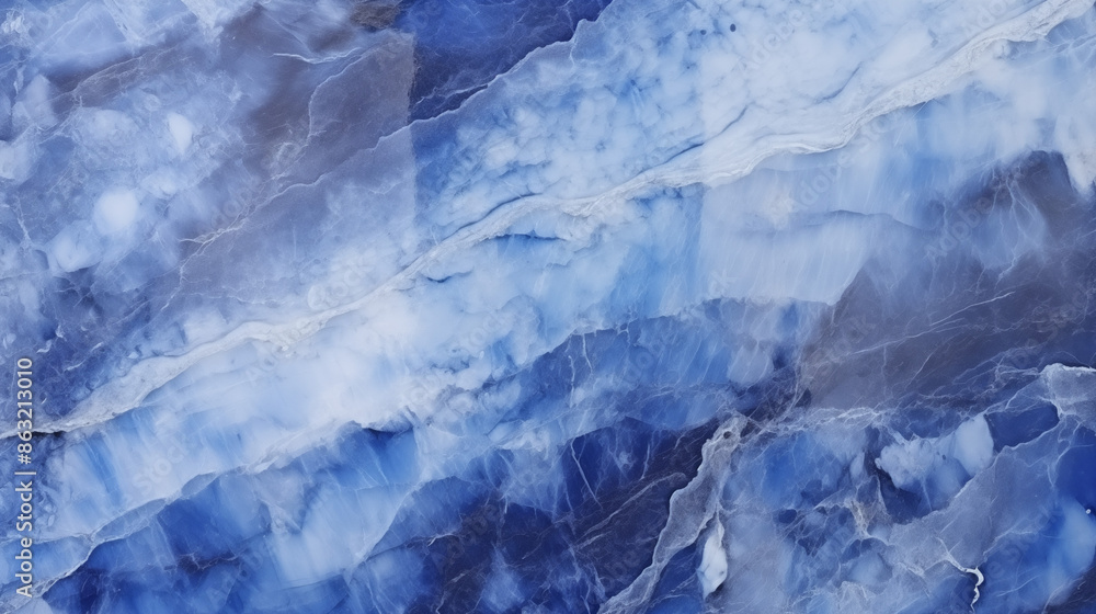Obraz premium Sodalite Gemstone, Abstract Image, Texture, Pattern Background, Wallpaper, Background, Cell Phone Cover and Screen, Smartphone, Computer, Laptop, Format 9:16 and 16:9 - PNG
