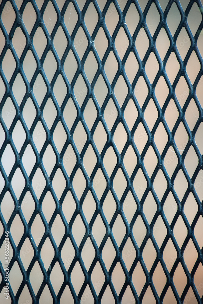 Fototapeta premium frame of a metal grill.
