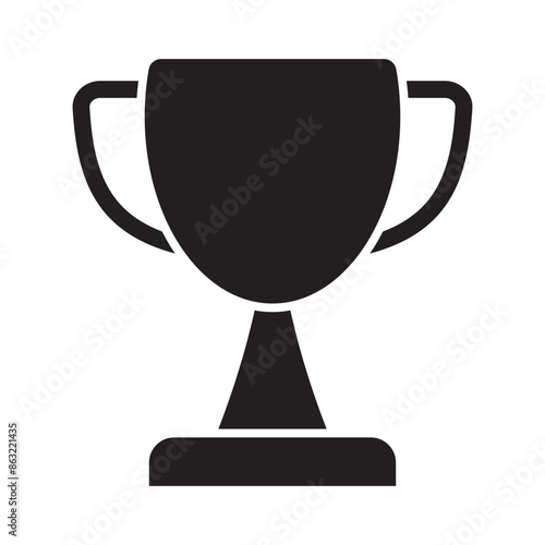 Trophy icon. Trophy cup, winner cup, victory cup icon. Reward symbol sign for web and mobile.