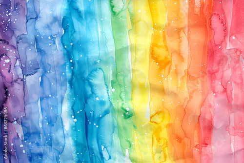 rainbow watercolor background