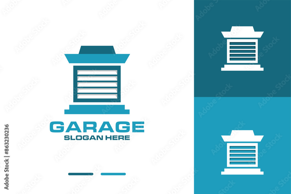 Garage home logo design vector illustration Garage home logo design vector illustration