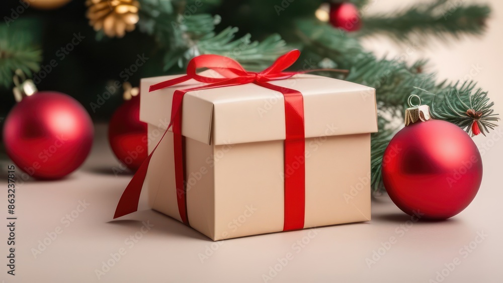 Merry Christmas and Happy New Year greeting card. Merry Christmas and Happy New Year greeting card.