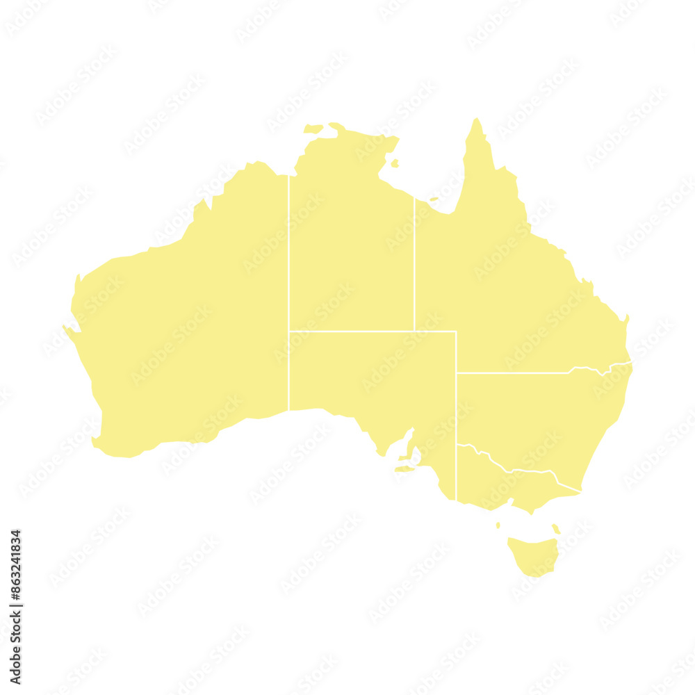 Obraz premium australia map