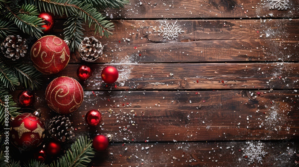 Christmas background with copy space Christmas background with copy space
