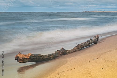 BAŁTYK, PLAŻA, ZACHÓD SŁOŃCA, MORZE, WODA, PIASEK, WAKACJE, 