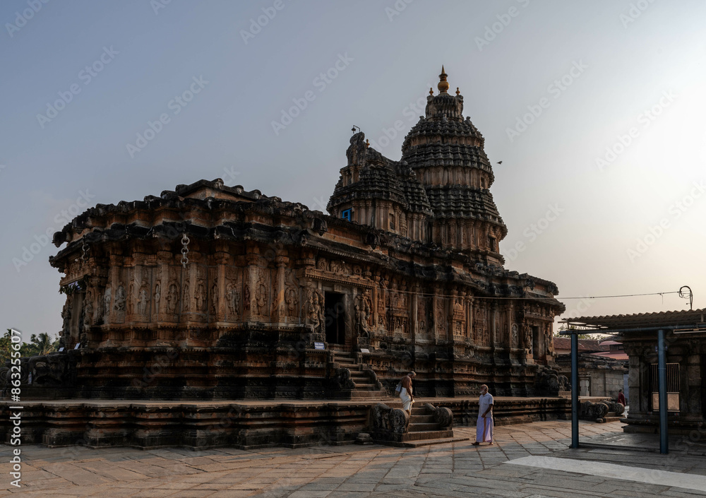 Fototapeta premium One of the most sacred and important centers of Hindu pilgrimage is Sringeri. India.