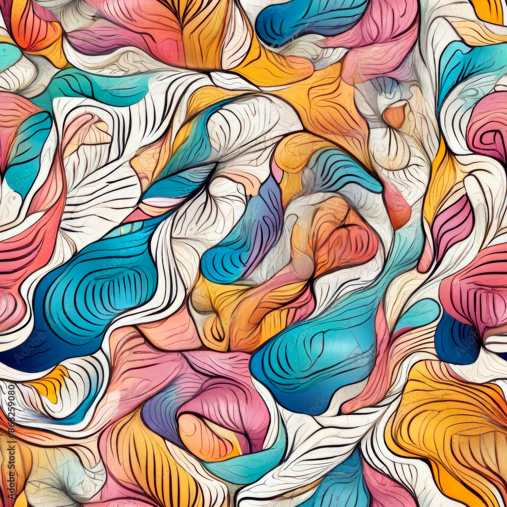 Fototapeta premium Artistic Design Pattern