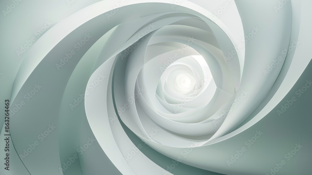 Abstract swirling pattern in white and gray tones, creating a sense of depth and movement. Abstract swirling pattern in white and gray tones, creating a sense of depth and movement.