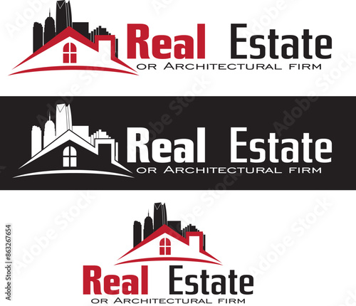 Real estate or architectural logo for business or personal use. 