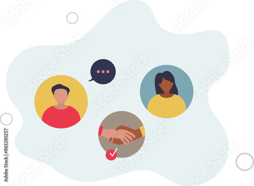 Patient centered care and medical support from doctor.Healthcare service with effective and quality attitude.flat illustration.