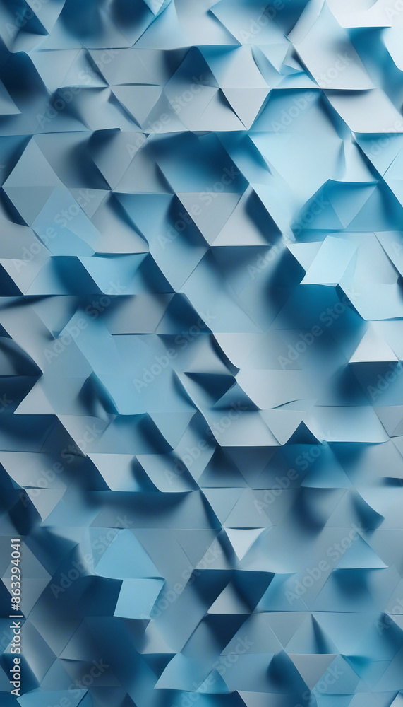 Abstract blue and light blue color paper geometry composition banner background Abstract blue and light blue color paper geometry composition banner background