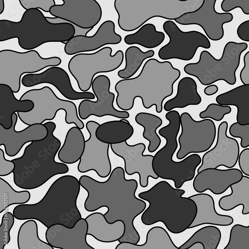 vector seamless camouflage pattern
