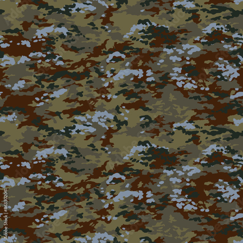 vector seamless camouflage pattern