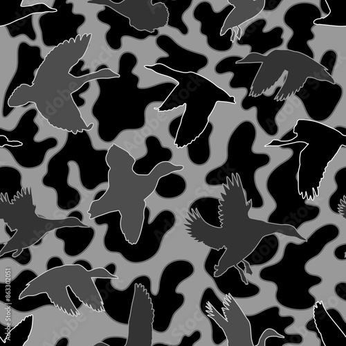 vector seamless camouflage pattern