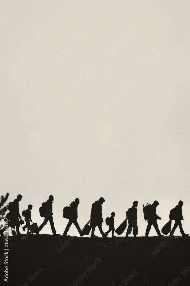 People walking together on a grassy field with sun shining People walking together on a grassy field with sun shining