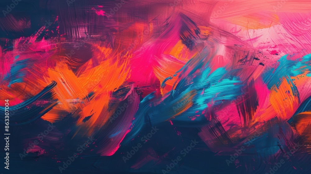 A vibrant abstract background with painterly texture, featuring bold brushstrokes in bright pinks, oranges, blues, and purples. A vibrant abstract background with painterly texture, featuring bold brushstrokes in bright pinks, oranges, blues, and purples.