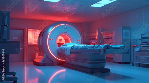 CT Scan room in the hospital