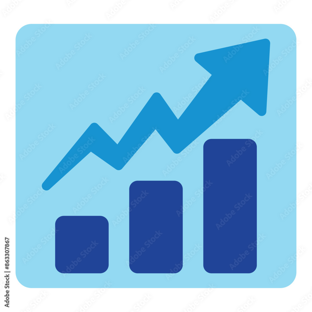 Growing business blue arrow on a white. Profit arow Vector illustration.Business concept, growing bar chart. Concept of sales symbol icon with arrow moving up. Economic Arrow With Growing Trend. Growing business blue arrow on a white. Profit arow Vector illustration.Business concept, growing bar chart. Concept of sales symbol icon with arrow moving up. Economic Arrow With Growing Trend.