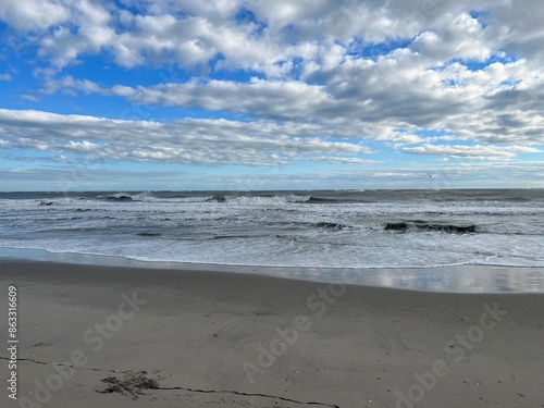 beach and sea