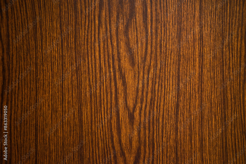 Obraz premium The background is a brown table. A photo of the texture of natural wood. Wooden background for the text.