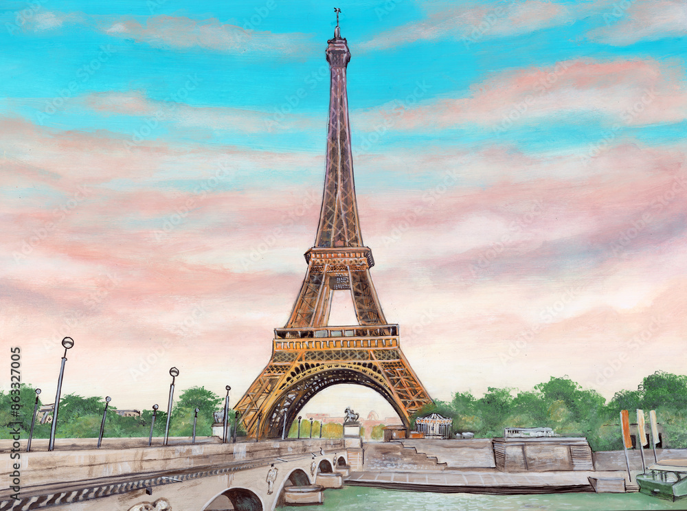 Obraz premium Paris Eiffel Tower