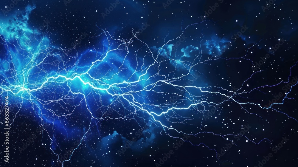 Lightning Bolt in the Night Sky Lightning Bolt in the Night Sky
