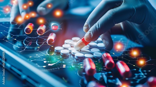 Bioinformatics pharmaceutical platform analyzing genetic data identify drug targets and optimize treatment regimens exhaustive visual investigation of bioinformatics in future pharmaceutical research photo