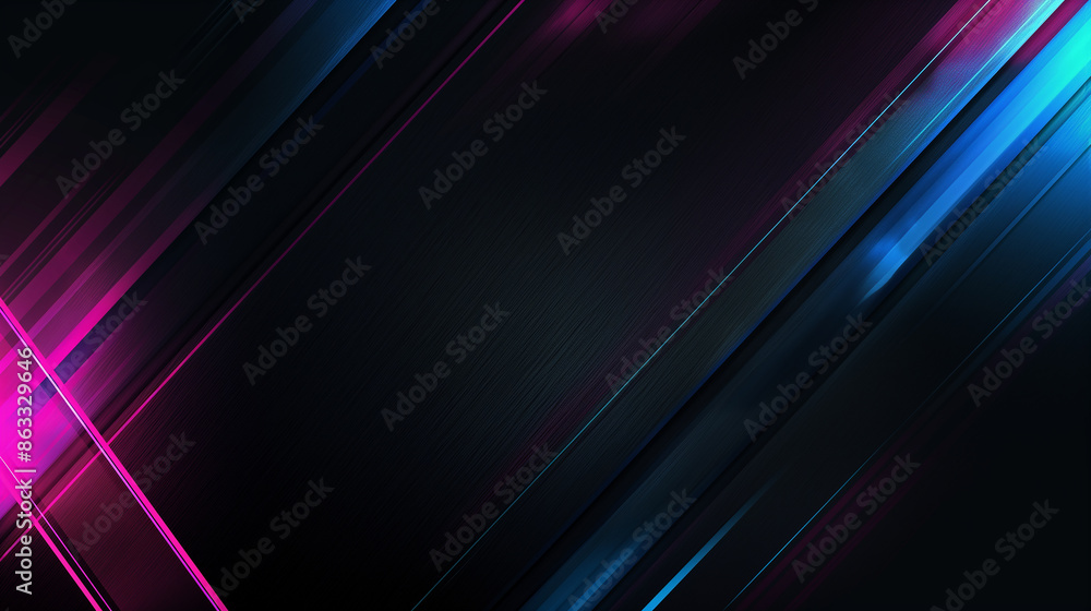 Abstract neon colorful lines with vibrant diagonal pattern on a dark background Abstract neon colorful lines with vibrant diagonal pattern on a dark background