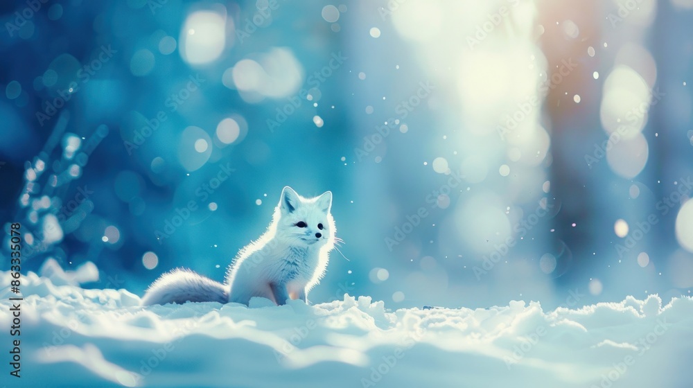 Arctic Fox in a Winter Wonderland Arctic Fox in a Winter Wonderland