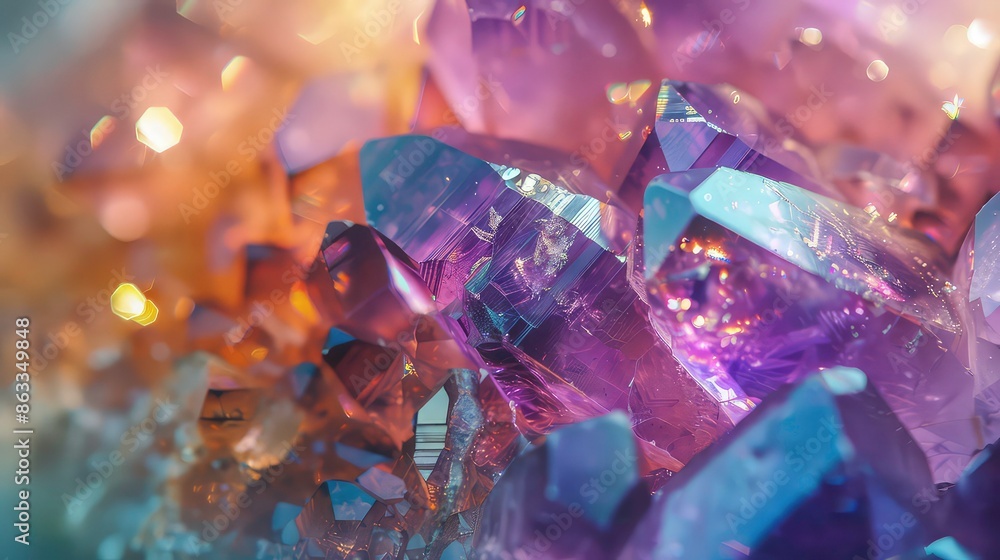 crystal light rays background multicolored Sparkling crystal nature mineral gem rock quartz stone shiny closeup transparent geology macro semiprecious purple precious beauty amethyst. crystal light rays background multicolored Sparkling crystal nature mineral gem rock quartz stone shiny closeup transparent geology macro semiprecious purple precious beauty amethyst.