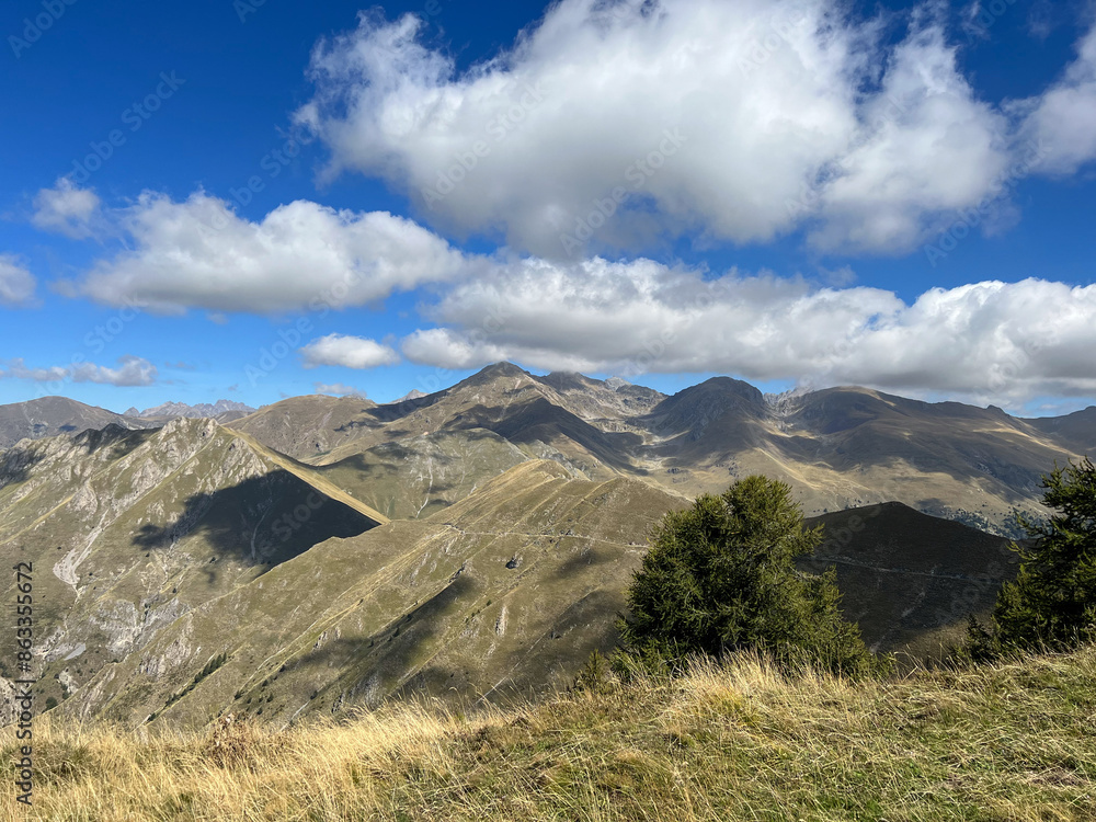 view on the mountains in the Southern French Alp on a sunny late summer day view on the mountains in the Southern French Alp on a sunny late summer day