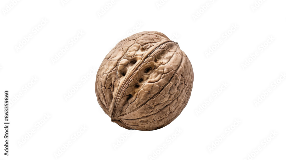 Walnut on transparent background