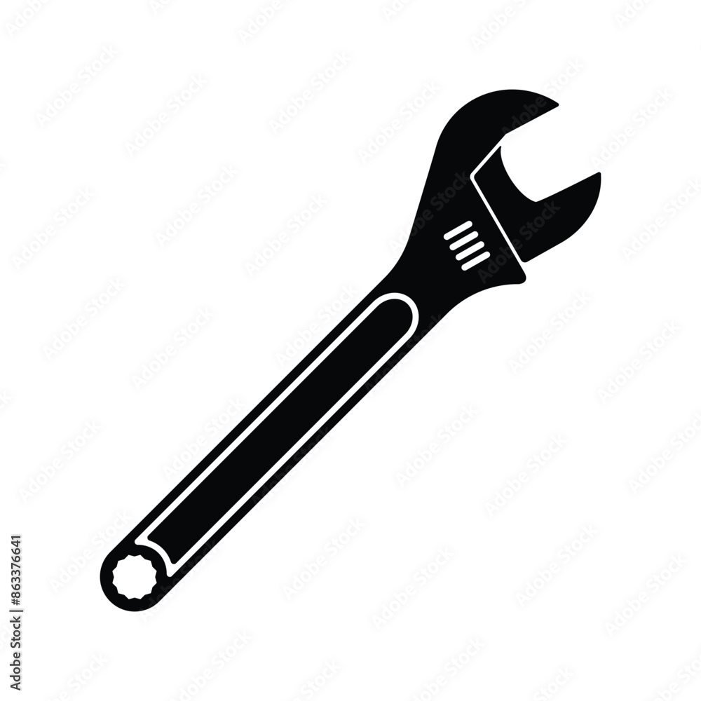 wrench icon design vector illustration wrench icon design vector illustration