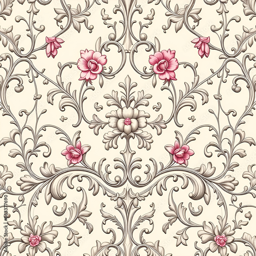 seamless pattern with flowers seamless pattern with flowers