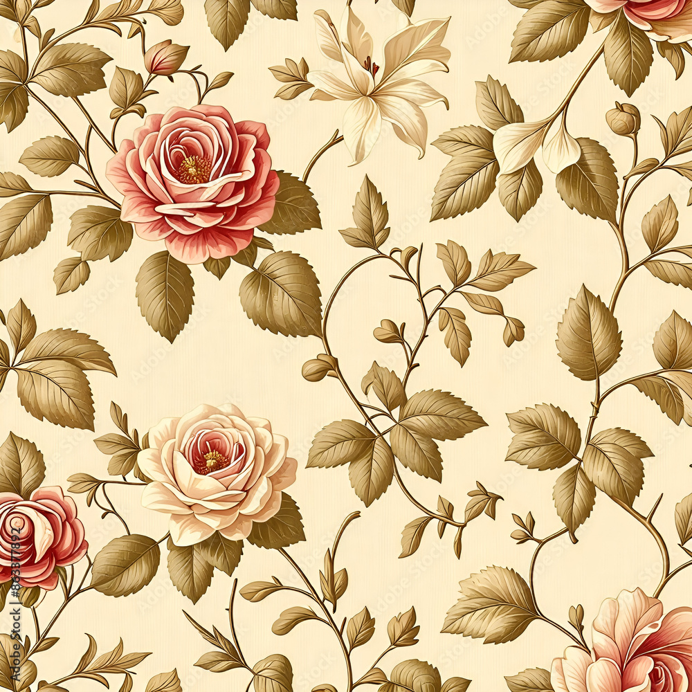 seamless floral pattern seamless floral pattern