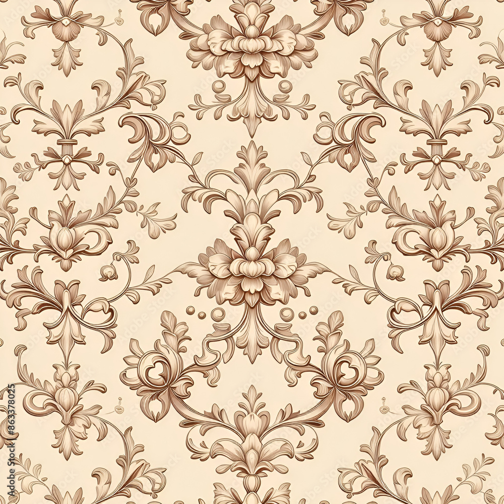 seamless damask pattern seamless damask pattern
