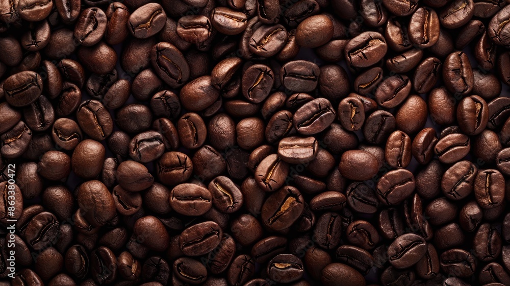 Fototapeta premium Background of coffee beans