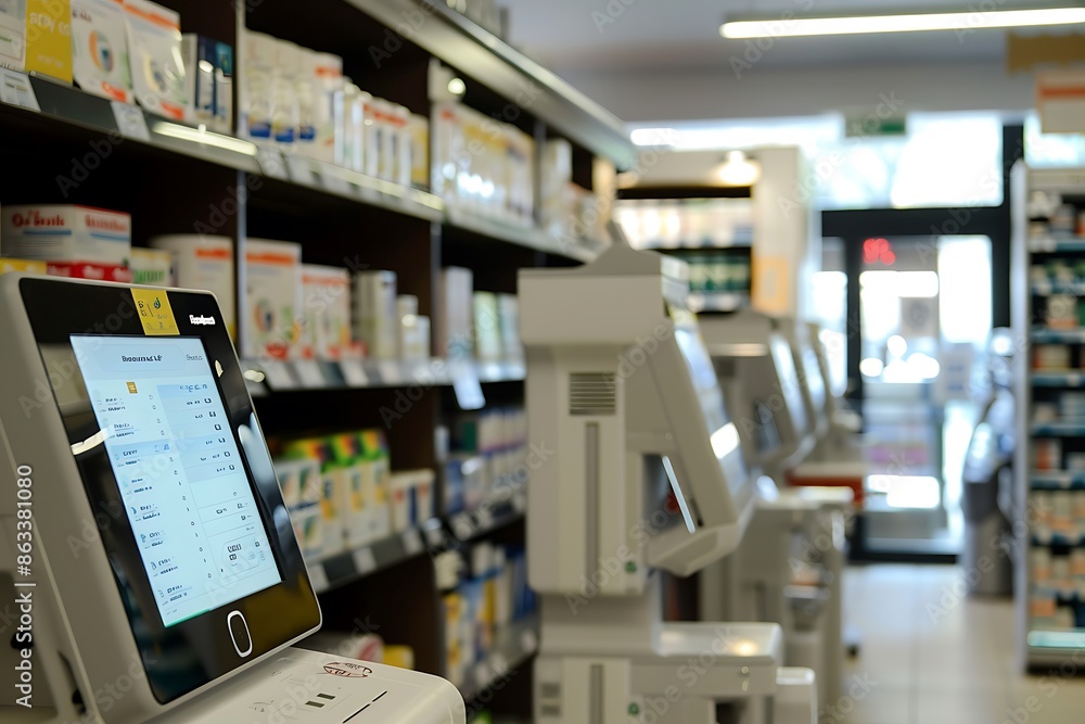 Pharmacy with automated dispensing machines comprehensive visual assessment of automation in pharmacies Pharmacy with automated dispensing machines comprehensive visual assessment of automation in pharmacies