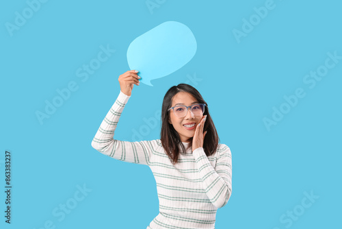 Beautiful Asian woman with ...
