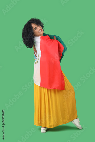 Beautiful woman with Mexica...