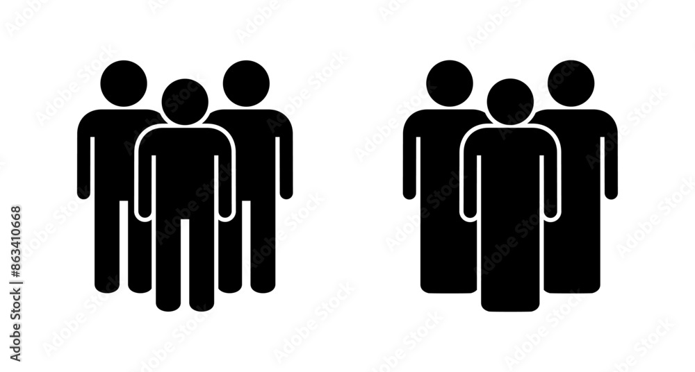 people icon vector isolated on white background. person icon. User vector icon people icon vector isolated on white background. person icon. User vector icon