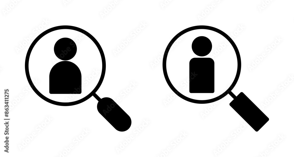 Hiring icon vector isolated on white background. Human resources concept. Recruitment. Search job vacancy icon. Hire. Find people icon Hiring icon vector isolated on white background. Human resources concept. Recruitment. Search job vacancy icon. Hire. Find people icon