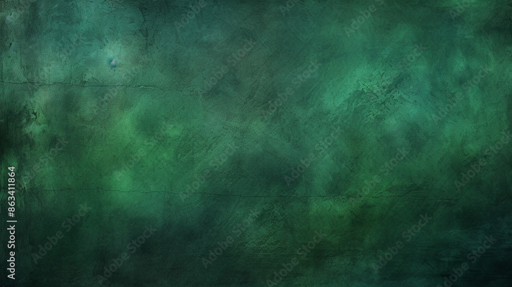 Fototapeta premium dark green background with grunge texture
